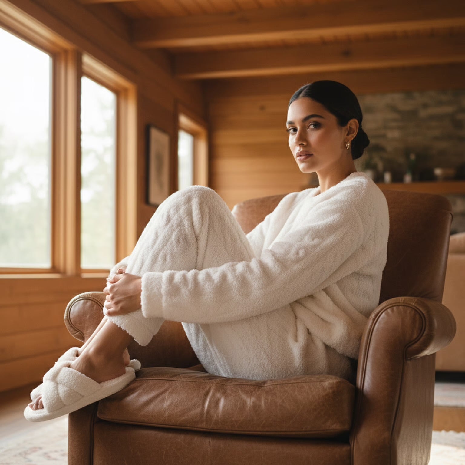 Kuscheliger Pyjama aus Flauschfleece