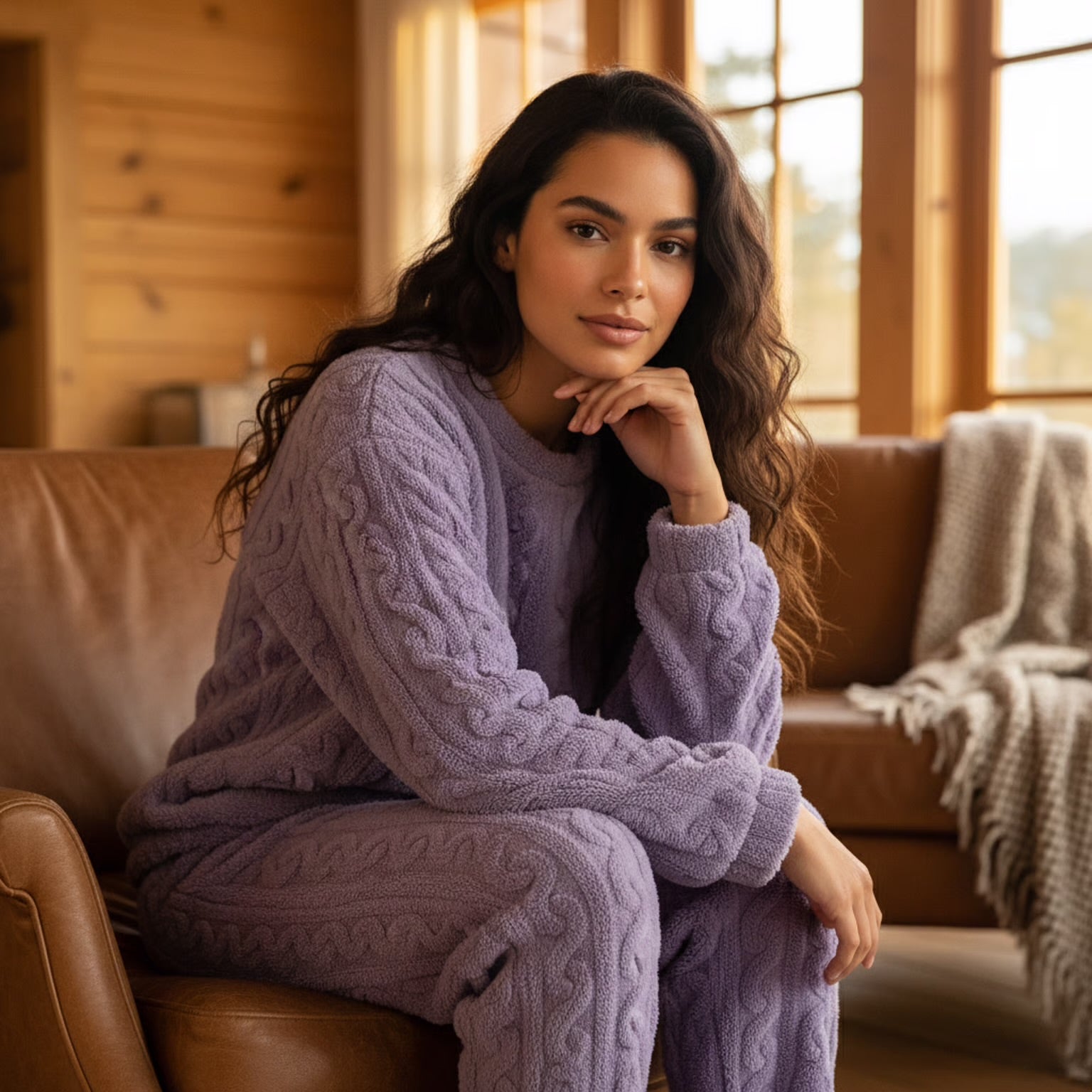 Kuscheliger Pyjama aus Flauschfleece