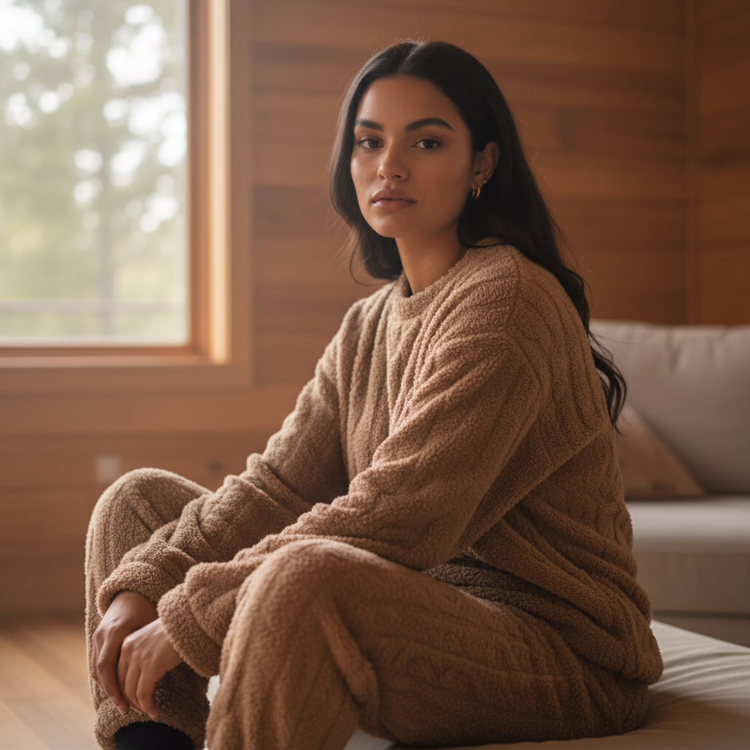 Kuscheliger Pyjama aus Flauschfleece